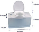 Thetford C402C Caravan & Motorhome Cassette Toilet - Image 4